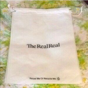 TheRealReal White See Through Dust Bag